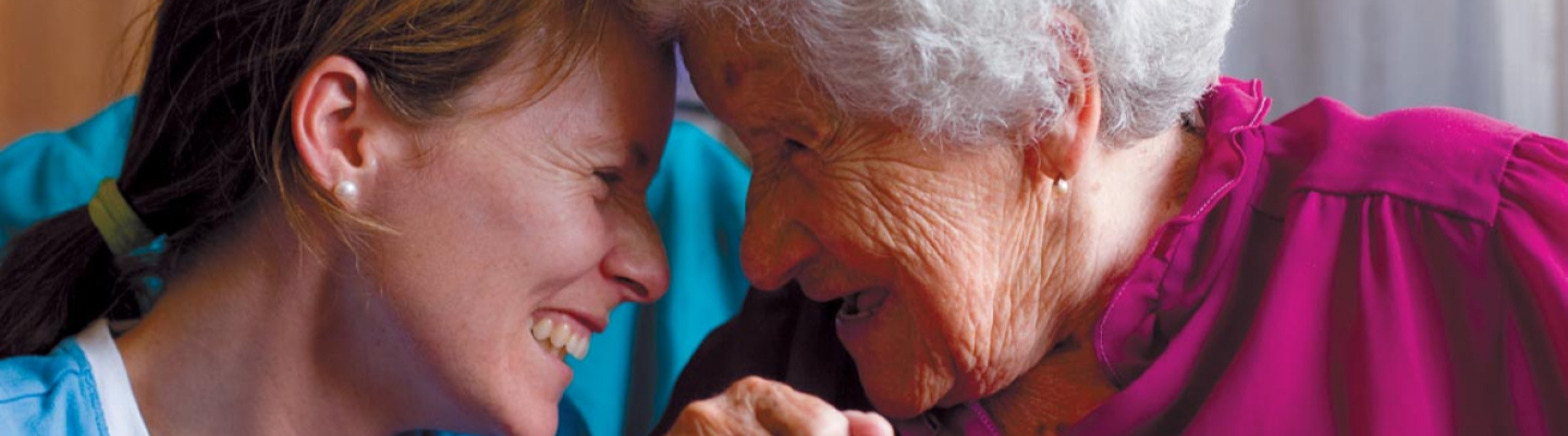 Get Help - A young and an old lady