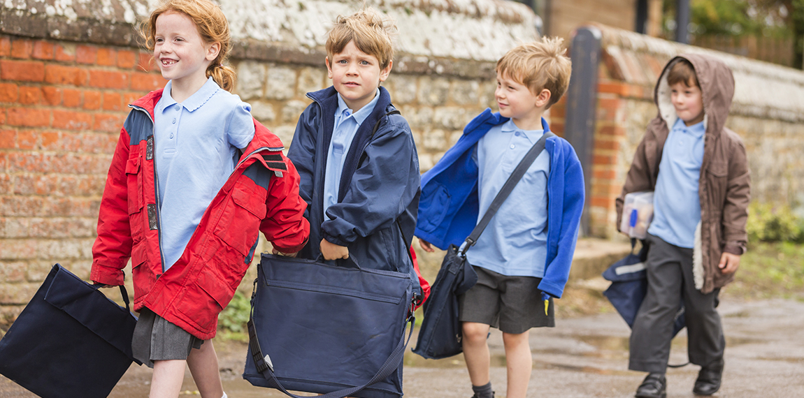 Children Walking To School