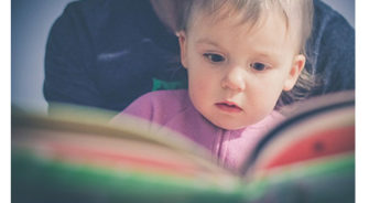 A child reading a book