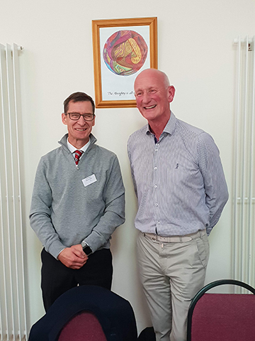 SVP National President with Brian Cody, Kilkenny Senior Hurling Manager