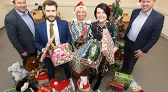 SVP members at a Christmas Gift appeal