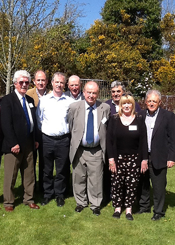 Left to right — Joe Davit Regional Vice President,Kieran Walsh Ballina Area President,Kevin McMorrow, South East Area President,Stephen Breheny,Westport Area President,Pat Kielty, West Region President,Martin Waters Castlebar Area President, Mary Jessop, Tuam Area President, & Michael McCann, Galway Area President.