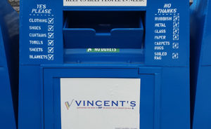 A Vincent's clothing bank