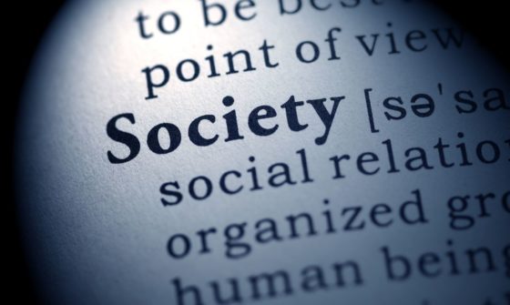 SVP Submissions - A dictionary page with the word society zoomed