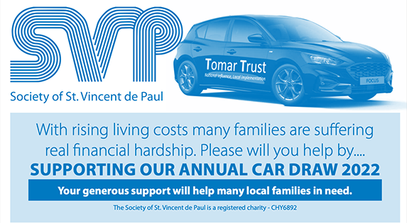 SouthWest Car Draw 2022 - Society of St. Vincent de Paul