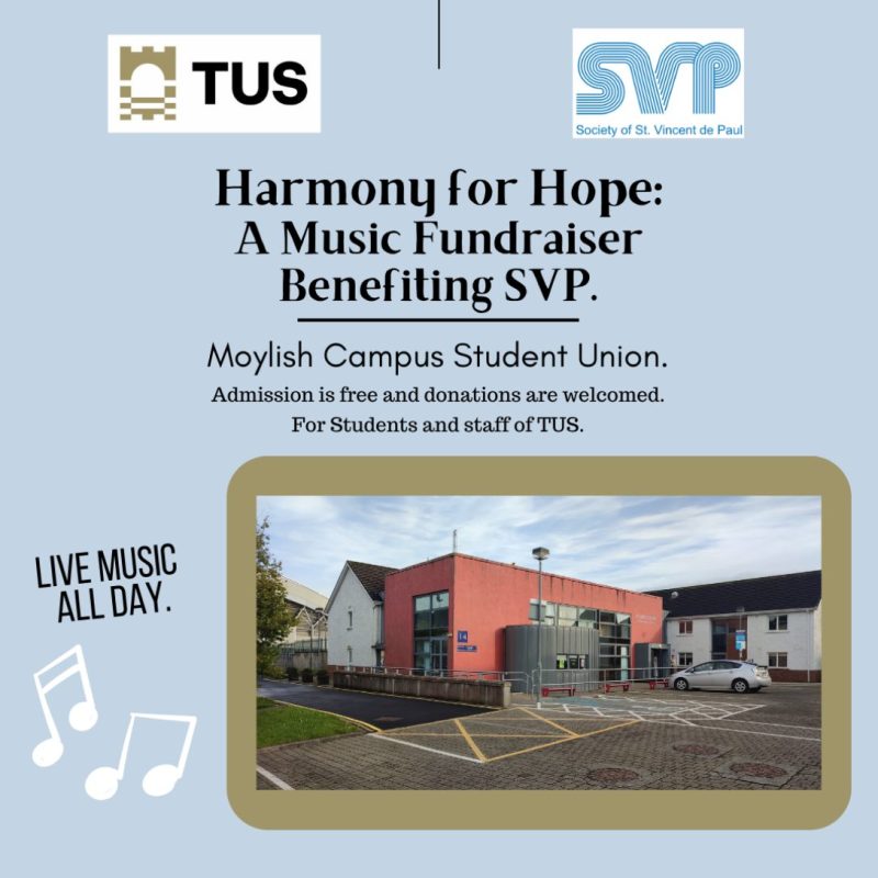 Harmony for Hope Fundraiser Poster