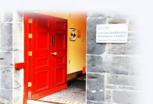 A Red door