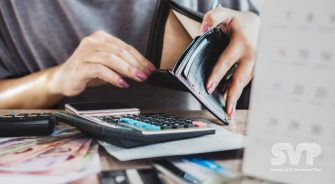 Person struggling with money