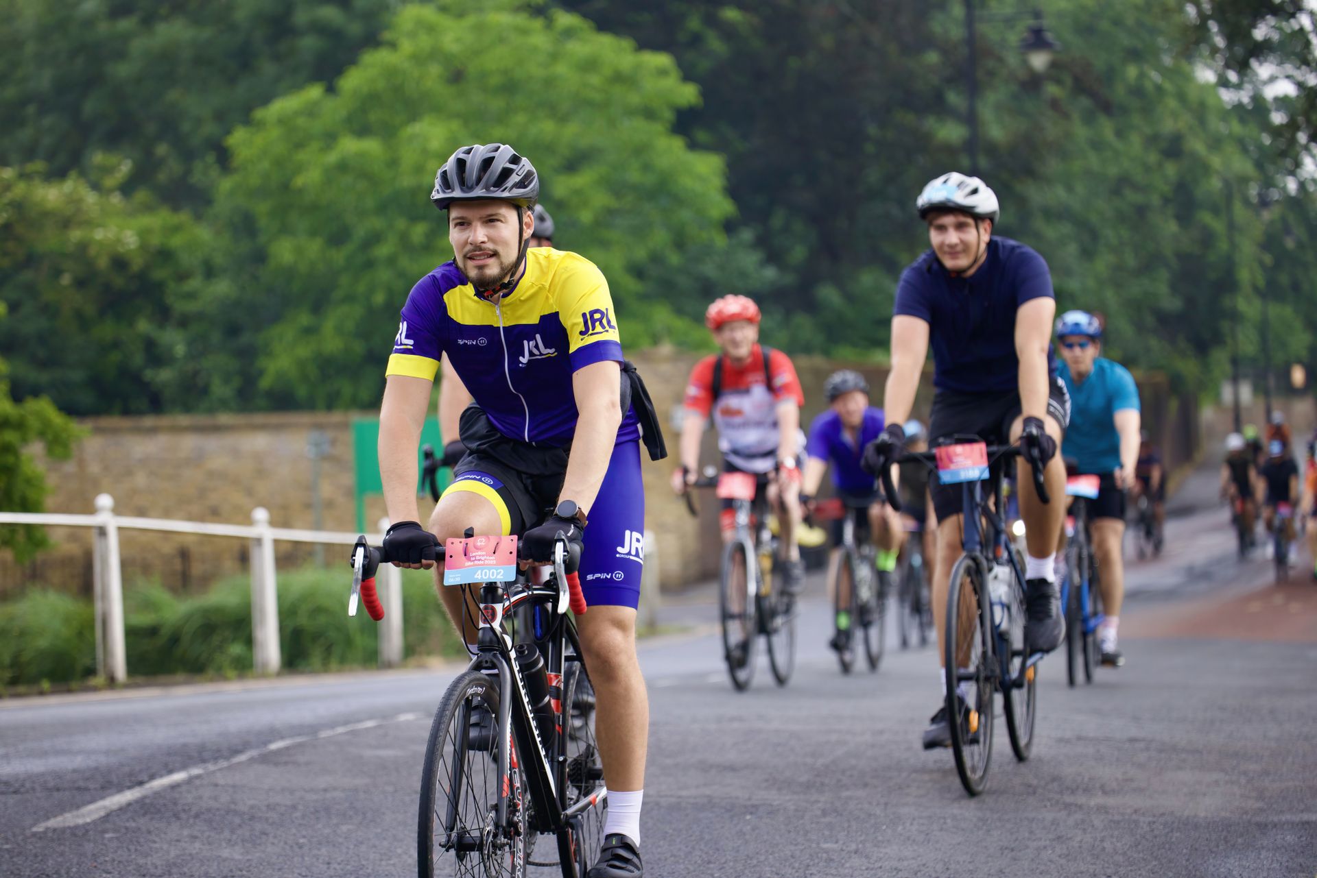 Charity cycling